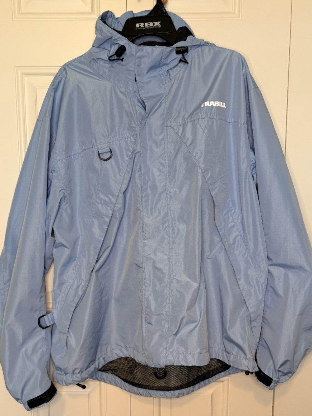 Frabill Men’s Fishing Rain F1 Jacket (Light Blue)